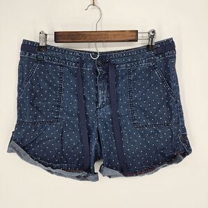 Tommy Hilfiger Polka Dot Shorts 8 Pull On Pockets Preppy